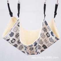 고양이창문해먹 캣타워 고양이인테리어 귀여운 고양이 걸이형 침대 편안한 썬 시트 창 설치 애완 동물 해먹 부드러운 선반 침구 용품 이동식, Blue cat on white+48X37cm