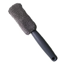 세차 자동차 청소 브러시 마이크로 화이버 휠 림 브러쉬 트렁크 오토바이 디테일링, gray