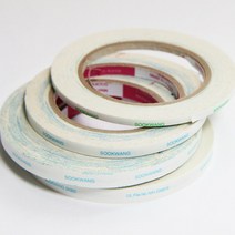 초강력 수광양면테이프 5mm 7mm 10mm 부자재 테이프 강력접착력 접착테이프 얇은접착양면테이프 리본공예재료, 7mm(10개)