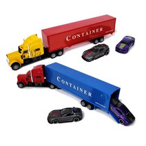 UK 메탈 자동차 트레일러 세트 선물 모형 교육완구