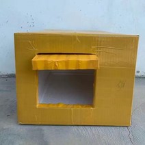 야외 대형견 큰개 진돗개 강아지 판넬 난방 조립식 개집 실외 플라스틱 보온 강아지집 001 DIY 수제 애완, 일반 얇은 테이프 버전_중형(고양이 3마리)