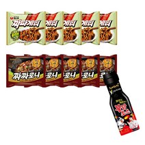 MDF8444 매운짜장 봉지라면세트 10봉 불닭게티 불짜로니 소스 짜파게티/짜짜로니/인기라면/봉지면