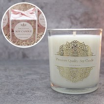 비단장이 프리미엄 아로마 소이캔들, 포장추가/면심지, 체리블러썸, 300ml