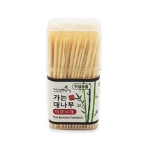 가는 대나무 이쑤시개, 이쑤시개 6통