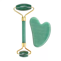 쿨링마사지기 페이스 롤러 얼굴 크리스탈 천연옥, 옵션4