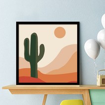 꿀도토리 유화그리기 명화그리기 초보 세트, 2.선인장