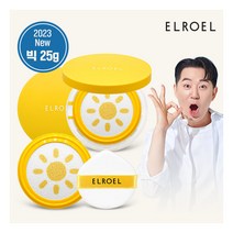 [엘로엘(화장품)] [엘로엘] 1초보정 파데프리 플러스 빅 선쿠션 본품1+리필1, 상세 설명 참조