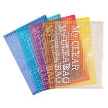 청운산업 PP단추서류봉투A4 1봉2개입, 가로형