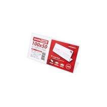 단면 아크릴쇼케이스 100X50mm 1p 탁상안내판 POP꽂이 아크릴POP 매장가격표 아크릴꽂이 아크릴이름표