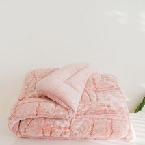 [보드리아] 엘레나 따듯한 10미리 극세사 차렵 이불 패드 세트