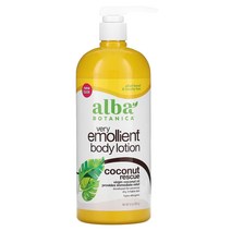 알바보타니카 에몰리언트 바디로션 코코넛 대용량 보습케어 Alba Very Emollient Body Lotion Coconut 907g