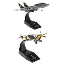 전투기프라모델 전투기모형 완성품 조립 다이 캐스트 비행기 1:100 f-14 금속 7.5 인치 비행기 사무실 장식