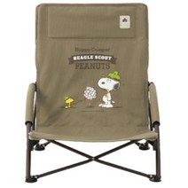 로고스 SNOOPY 아구라 캠핑 의자 86001086, 개, 단일 옵션