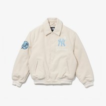 뉴에라 뉴에라 [바시티 재킷] MLB 뉴욕 양키스 플레이풀 바시티 재킷 라이트 베이지_K 13944732