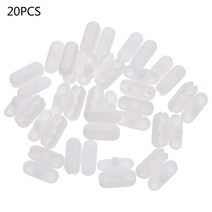 20pcs 흰색 플라스틱 페르시 체인 커넥터 수직 로마 롤러 음영 블라인드 창 커튼 체인 교체 코드 클립