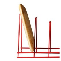 메탈텍스 섹터 트레이 뚜껑 정리대, 레드, 1개