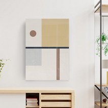 오리지널 추상아트 디아섹 액자 옐로우 60x80cm