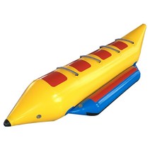 바나나 보트 수상 레저 PVC 4 라이더 스키 공장가 사용
