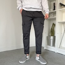 남성용 워싱 면 스판 밴딩 카고 팬츠(6COLOR)