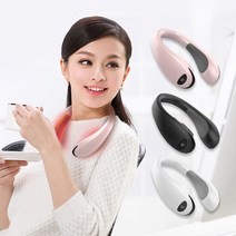 에코벨 넥워머 넥히터 넥밴드 목 손 난로 온풍기 휴대용 충전식, 제품선택:넥밴드 목걸이 히터 핑크