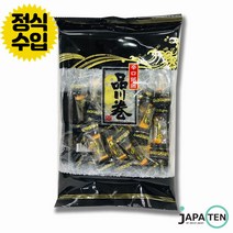 일본 김말이과자 센베 쌀과자 안주 주전부리 시나가와 노리마키 40g, 1개