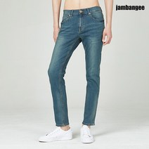 [잠뱅이] 남성) 코듀라 바이오스톤 캣 워싱 테이퍼드 데님 AJ3DTA22-MB