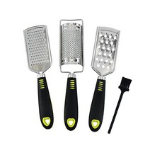 4pcs Stainless Steel Cheese Grater Gadget Fruit Vegetable Carrot Shredder Replaceable Garlic Sli, 1 set, 체코