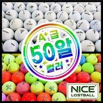 타이틀리스트 토탈브랜드 혼합 로스트볼 A+급, 50개, 컬러혼합 A+급