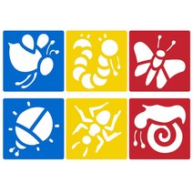 allution_올루션몰_Diome숲속곤충나라 스텐실 꾸미기 스텐실 물감놀이 티셔츠리폼 티셔츠만들기_올루션몰_allution