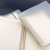 데스크프로젝트 a5 20공 하드커버 바인더, A4 모눈 속지