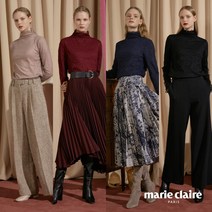 [백화점동일판매] 마리끌레르 PARIS 21FW 레이어드 튤 티블라우스 4종