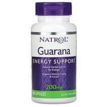 나트롤 과라나 200mg 무설탕 캡슐, 90개입, 1개