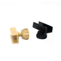 [0UK] ㄷ자조절발세트 PVC 18mm 색상선택 높이조절 (588) 의자발 다리높이조절 다리높이조절나사 높이조절발 책상높이조절 234567EA, 오크