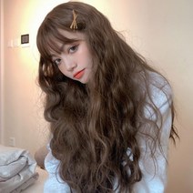히피펌 통가발 웨이브통가발 롱웨이브 긴머리통가발4L0.07eA, 1, 블랙, 본상품선택
