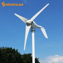 풍력 발전기 저속 스타 터빈 12V 24V 48V 800w MPPT 하이브리드 컨트롤러 3/5/6 블레이드가 있는 대체 에너지 풍차, [02] 24V, [01] Wind Turbine Only, [01] 400w 3 Blades