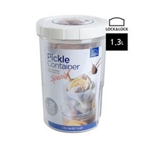 락앤락 글라스락 스팀홀 유리밀폐 HPL942 1.3리터 절임식품보관용기 6W45300D, 1개