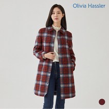 [올리비아하슬러] 체크패턴롱코트_OH0WCT204