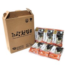 솔뫼광천 웰빙 고급재래도시락김(5g-6봉)선물/명절