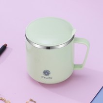보온보냉병 보온보냉병 공장 직판 304스테인레스 물컵 뚜껑포함 2단 두꺼운화상방지 타입학생 보온텀블러 지원 logo, T04-북유럽그린, C01-400ML(9cm)
