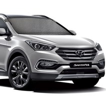 현대 산타페DM 전용 맞춤 성에방지커버 자동차 앞유리커버 겨울 김서림 눈 성에방지덮개, 04_뉴산타페DM 성에방지커버_블박형+와이퍼덮개, HC-031