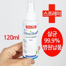 스프레이 휴대용 손소독제 120ml 손소독젤 세니타이저, 1개, 120g