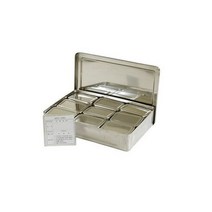 삼원 대사각9매 냉동고용기 급식관리용기 보존식 튼튼패밀리용기 150g 9W33548B, 1개