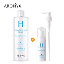 아로닉스 대용량 히알루론산 토너 500ml+펌프+버블용기, 단품없음