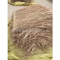 DIY 내추럴 인테리어 볏집 초가지붕 오두막 수리 핸드메이드 고치 새끼줄 화단 발코니 사생활 보호
