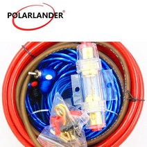 설치 키트 1500w 60 amp fuse holder 배선 증폭기 8ga 전원 케이블 car audio wire subwoofer speaker 구리 클래드 알루미늄