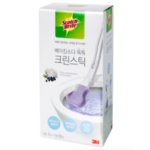 스카치브라이트 3M 베이킹 소다 톡톡 크린스틱 (핸들 x 1 + 리필 12)
