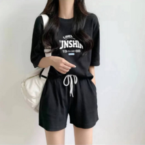 [더블엠] 여성용 여름 상하의 세트 선샤인