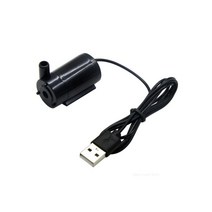 온수순환펌프 USB 5V 저전압 소형 워터 펌프 마이크로 미니 잠수정 조용한 Usb 수경 야채 심기 공예 분수, horizontal black