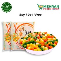 FROZEN Mix Vegetables (Mix Sabzi) 1Kg (1+1) 2kg 냉동 혼합 야채, 1pc