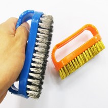 국산 핸드브러쉬 신주 스텐솔 불판솔 석쇠솔 세척 녹제거 마스크 안전모, 1개, 핸드브러쉬(스텐)